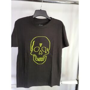 VLONE x Neighborhood Skull T-Shirt (Black and Green) Size: Small